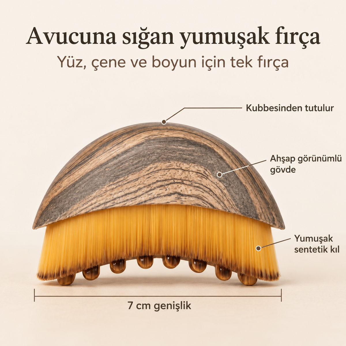 TÜYCE Premium Yüz Fırçası